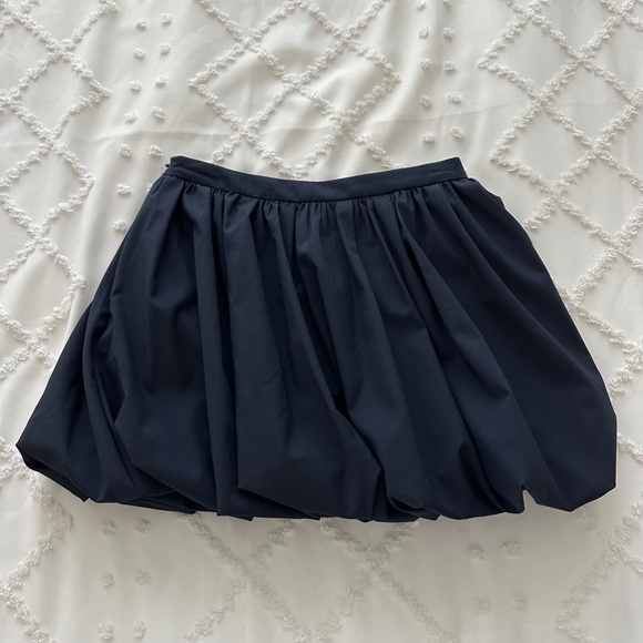NWT Zara Mini Balloon Skirt, Navy Blue, XS - Picture 5 of 5